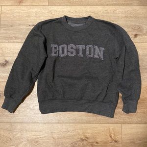 Grey Boston Sweatshirt, Women size S